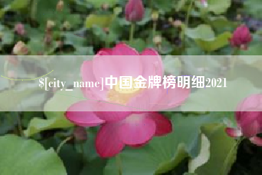 兰考中国金牌榜明细2021