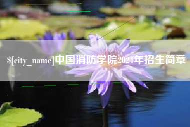 兰考中国消防学院2024年招生简章