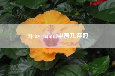 兰考中国九连冠