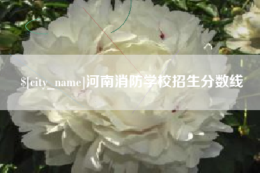 兰考河南消防学校招生分数线