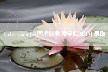 兰考中国消防救援学院2021年录取