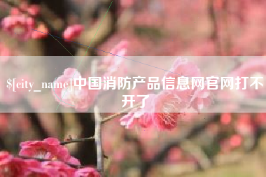 兰考中国消防产品信息网官网打不开了