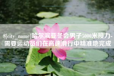 兰考哈尔滨亚冬会男子5000米接力-需要运动员们在高速滑行中精准地完成