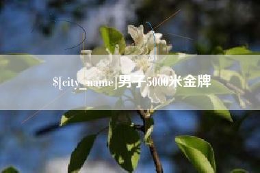 兰考男子5000米金牌