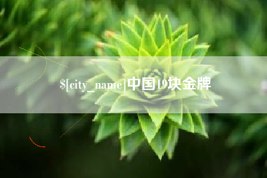 兰考中国19块金牌
