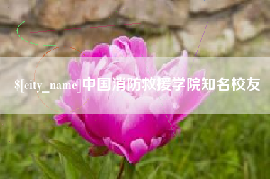 兰考中国消防救援学院知名校友