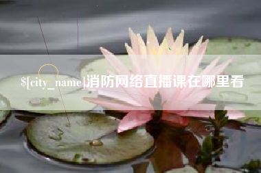 兰考消防网络直播课在哪里看