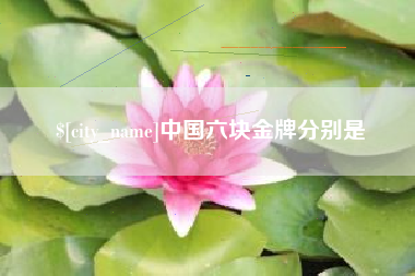 兰考中国六块金牌分别是